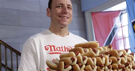 Joey Chestnut Hot Dog Eating Champion Markets Own Line Of Condiments