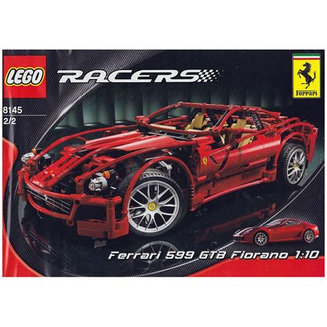 Below is the lego racer 8145 model coming in at 1:10 scale measuring an it took me over 3 hours of build time but nothing was overly complicated (mainly due to the great instructions as usual from lego) and you get a few. LEGO Ferrari 599 GTB Fiorano 1:10 Set 8145 | Brick Owl - LEGO Marketplace