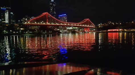 Brisbanes Story Bridge At Night 2021 Youtube