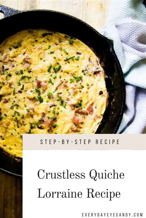 Crustless Quiche Lorraine Recipe Everyday Eyecandy