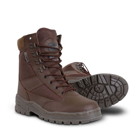 Cadet Patrol Boots Brown 5050 Leather Nylon Brand New
