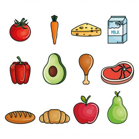 Actualizar 49 Imagem Dibujos De Alimentos Nutritivos Para Niños