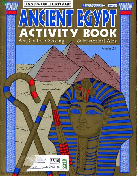 Ancient Egypt Activity Book Exodus Books