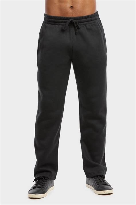 36 Units Of Mens Lightweight Fleece Sweatpants In Black Size 2xl