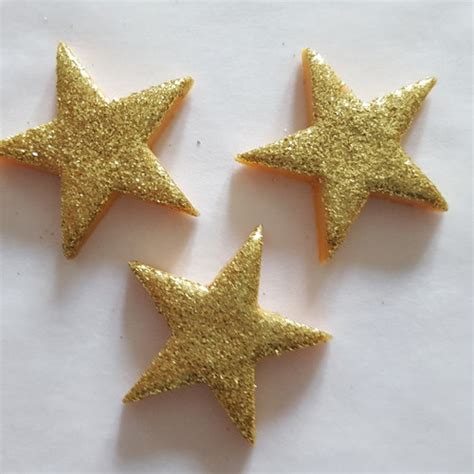 Edible Sugar Gold Stars 3 Sizes Etsy