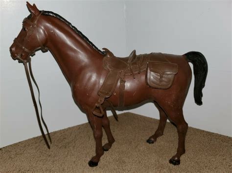 Vintage 1960s Louis Marx Horse Thunderbolt Best Of The West Johnnie