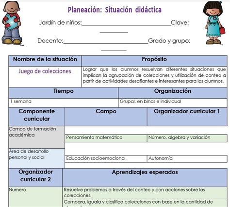 Ejemplos De Planeaciones Para Preescolar 1 Nuevo Ejemplo