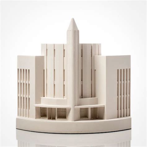 Plymouth Hotel Model Product Shot Front View Architectural Sculpture