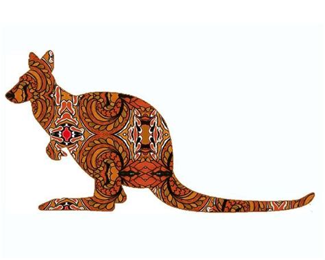 Kangaroo Art Aboriginal Art Animals Aboriginal Art