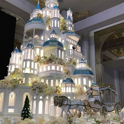 cinderella castle wedding cake