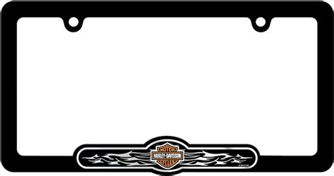 Chroma Graphics 6413 Harley Davidson Bar And Shield Logo Black License P