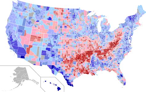 A Striking Map Of How The Presidential Vote Shifted Between 2004 And