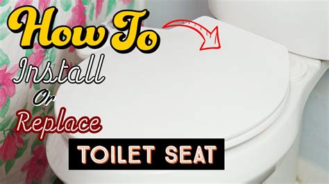 How To Replace Toilet Seat Install Easy Simple Youtube