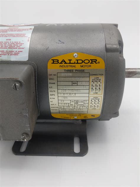 Baldor 33 Hp 1725 Rpm 56 Frame Motor Transamerican Equipment Company