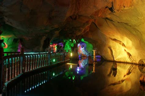 The Underground River Of Seven Star Crags Park Editorial Photo Image