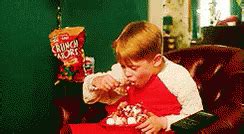 Yum GIF Macaulay Culkin Home Alone Christmas Discover Share GIFs