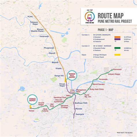 Streets names and panorama views, directions in pune map by googlemaps engine: Pune Metro Rail Project on Twitter: "Updated alignment map ...