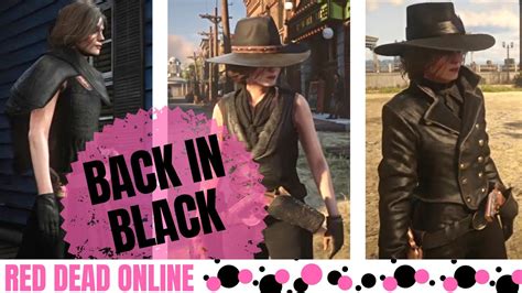 Red Dead Online All Black Outfit Ideas And Showcase For Female