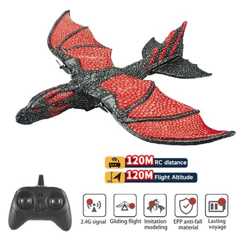 Electric Rc Animals Rc Plane Xc60 2 4g Flying Pterodactyl Aircraft