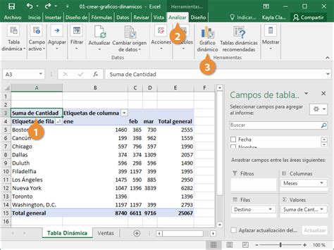 Cómo Insertar Un Gráfico Dinámico En Excel Recursos Excel
