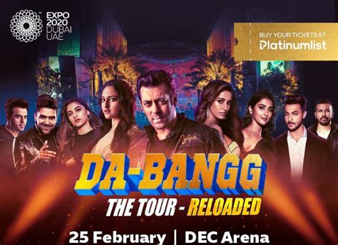 Salman Khan Announces Da Bangg Tour At Expo 2020 In Dubai Disha Patani Pooja Hegde Sonakshi