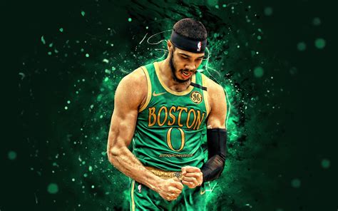 Download Wallpapers 4k Jayson Tatum 2020 Boston Celtics Nba Joy