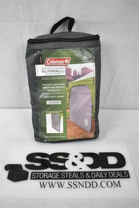 Coleman Sunwall Accessory For 10x10 Canopy Sun Shade Tent New