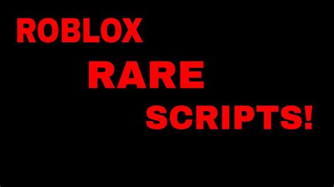 Roblox Script Pack Full Of Rare Scripts Youtube
