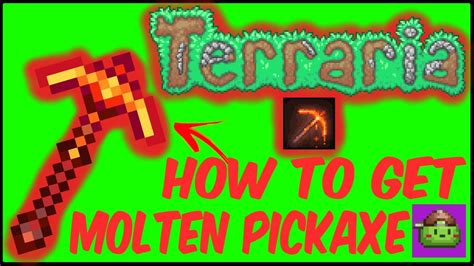 How To Get The Molten Pickaxe In Terraria Terraria 1 4 4 9 YouTube