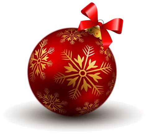 Red Christmas Ornaments Png Photos Png Mart