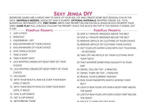 Diy Sexy Jenga Velvet Box October 22 2019