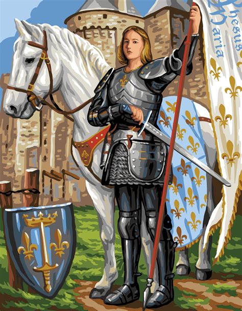 Royal Paris Tapestryneedlepoint Canvas St Joan Of Arc Sainte