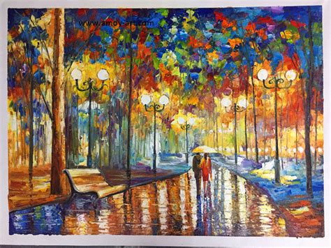 Handmade Afremov Reproduction Oil Paintings For Wall Decoration China