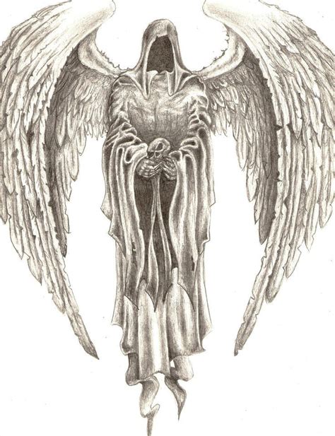 Angel Drawing Dark Angels And Angel On Pinterest Tattoos Pinterest