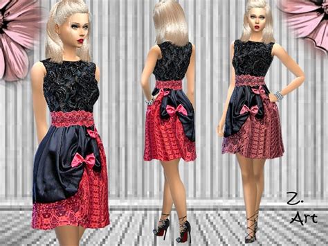 Vintage Dress By Zuckerschnute20 At Tsr Sims 4 Updates
