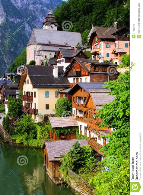 Quaint Austrian Village Royalty Free Stock Image Image