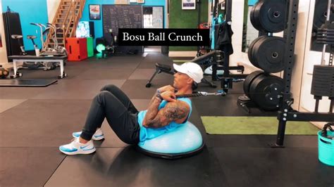 Bosu Ball Crunch Fit Academy Youtube