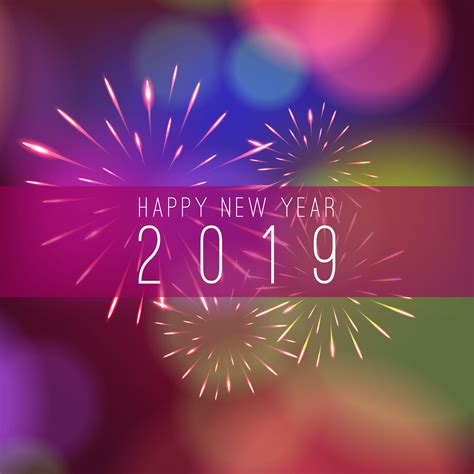 2019 Celebration Fireworks Beautiful Background Download