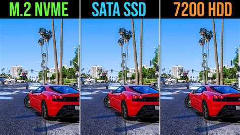 M Nvme Vs Sata Ssd Vs Hdd Games Loading Time Test In Games Youtube