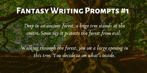 70 Fantasy Writing Prompts Free Printable Imagine Forest