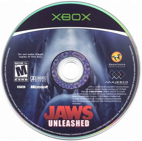 Jaws Unleashed 2006 Xbox Box Cover Art Mobygames
