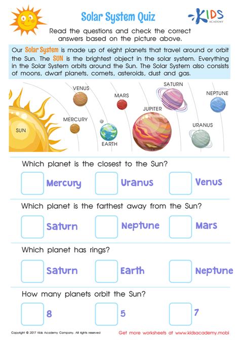 Free Printable Solar System Worksheets Worksheets For Kindergarten