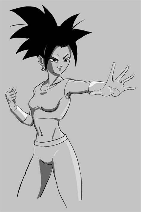 Kefla Sketch By Lutbarg Personajes De Dragon Ball Dragones Dibujo De Goku