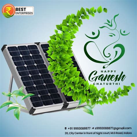 Solar Panel Creative Ads Creative Ads Creative Happy Ganesh Chaturthi