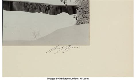 Ansel Adams El Capitan Winter 1948 Artsy