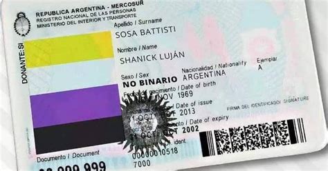 Argentina Reconoce A Personas No Binarias En Documento De Identidad