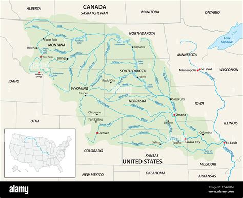 Canadian River Map