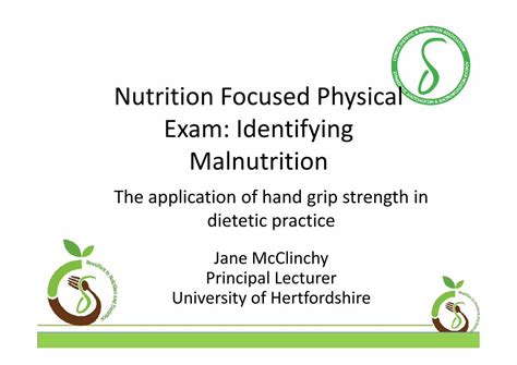 Pdf Nutrition Focused Physical Exam Identifying Malnutrition