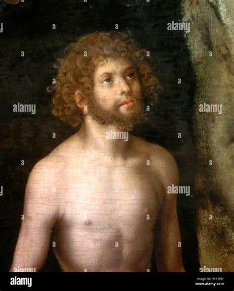 Cranach Adam And Eve Detail 1 Stock Photo Alamy