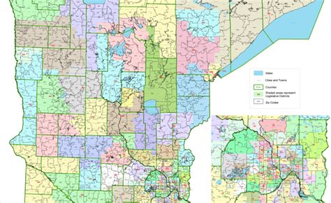 Minnesota Zip Code Map In Excel Zip Codes List And Population Map